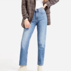 Everlane Womens High Rise Straight Jeans Size 32 R